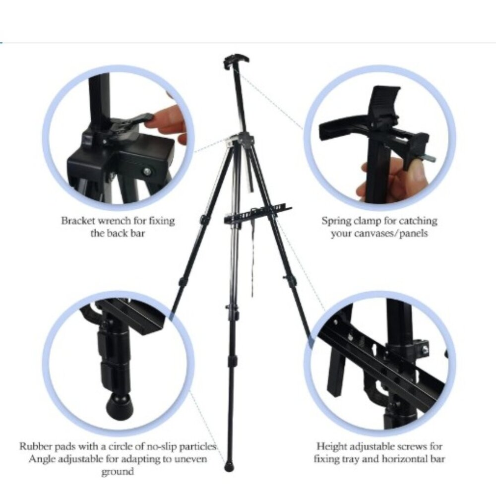 Black Multi-Adjustable Art/Painting Display Easel NEW - Picture 4 of 15